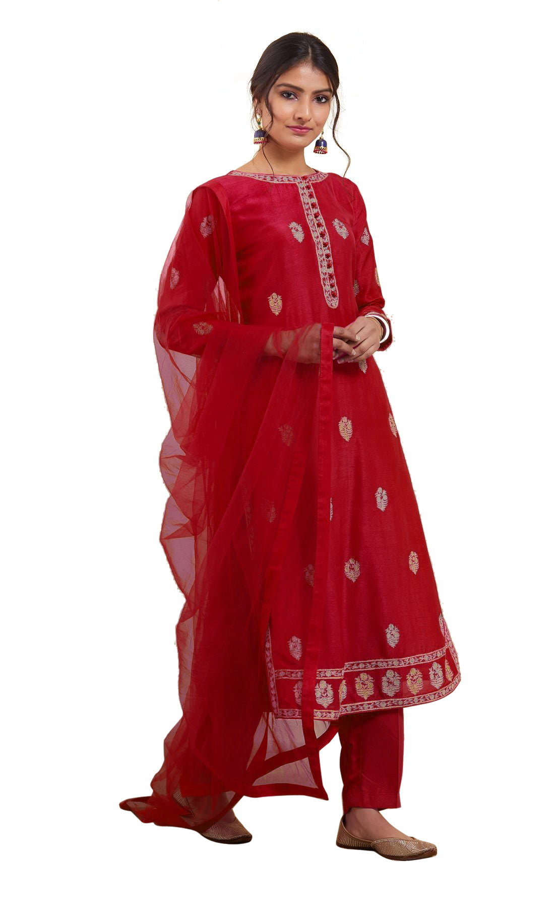 Beautiful Maroon Color Fancy Salwar Suit
