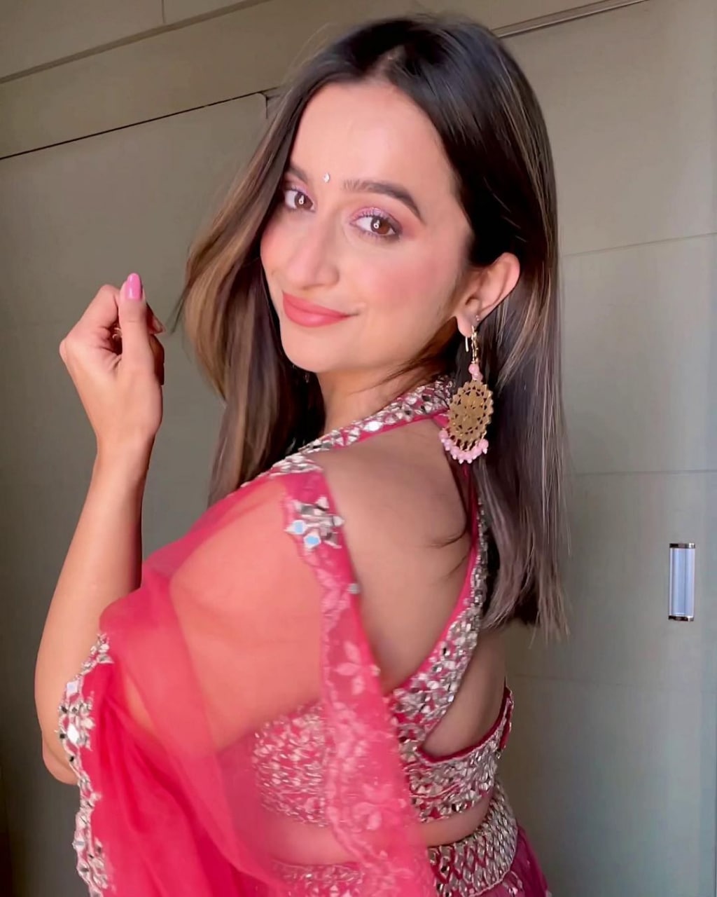Pink Wedding Wear stylish Designer Lehenga