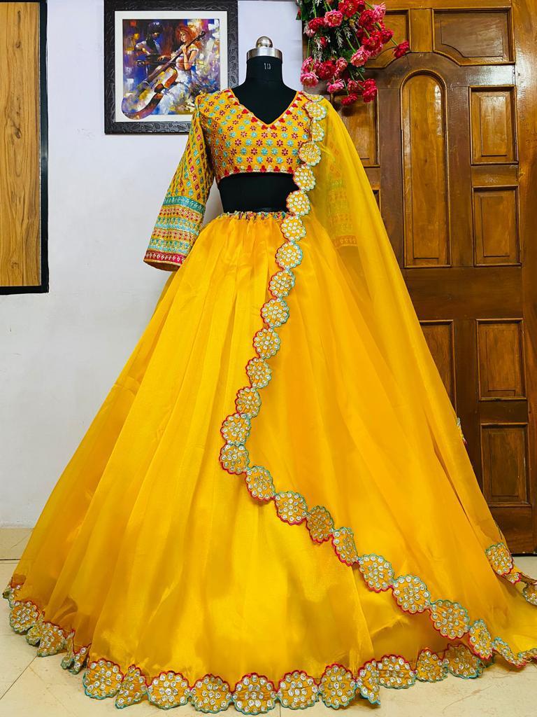 Casual Wear Semi Stitched Presenting New Designer Lehenga Choli