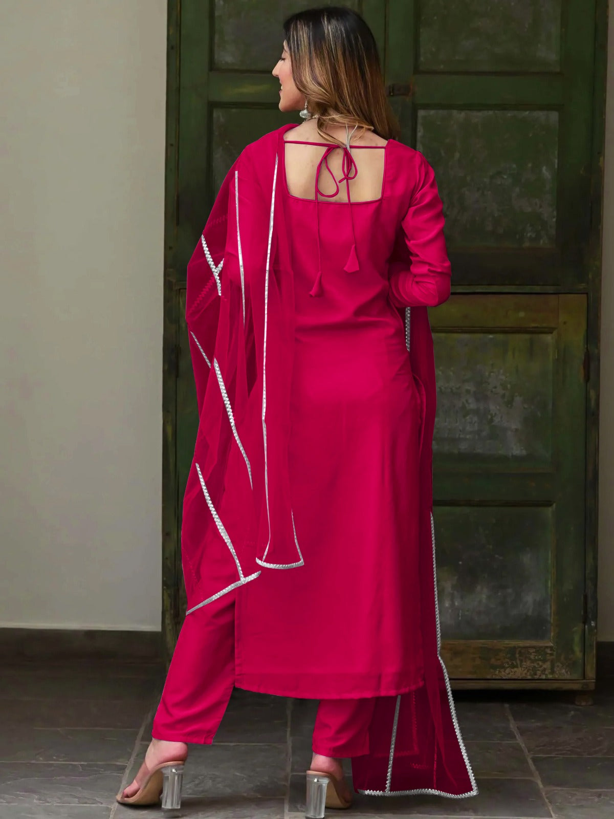 Beautiful Georgette Kurta Set For Festive Wear