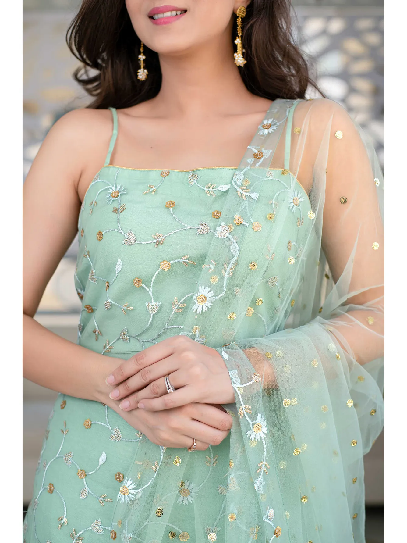 Punjabi Suit Semi Stitched Salwar Suit (Patiyala Suit)