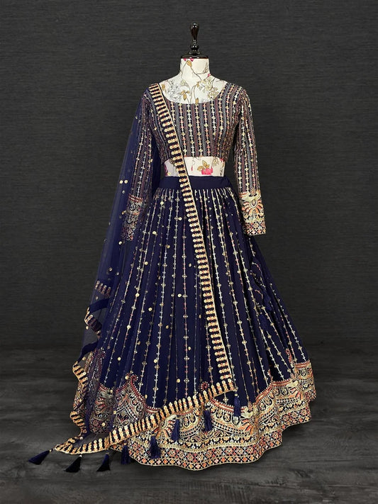 Women's New Lettest Embroidered Work Lehenga Choli