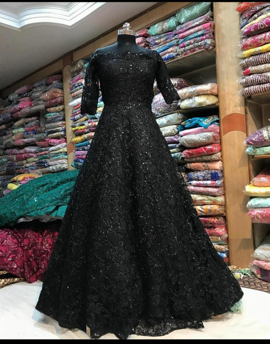 Excellent Party Wear  BLACK Gown