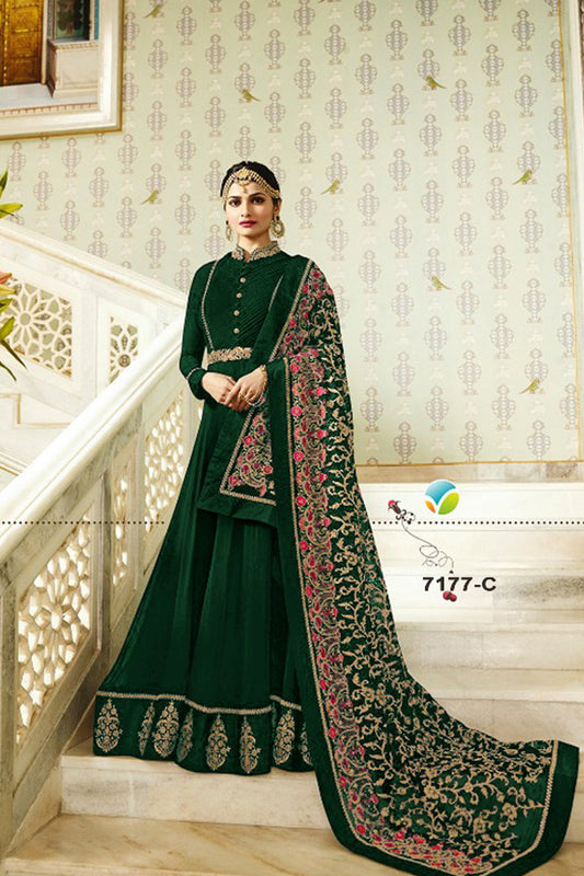 VinayKaseeshRajmahal Light Green Party Wear AnarkaliSalwar Suits