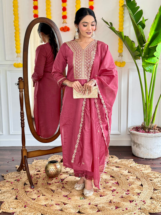 Women Long  Sleeve Kurta sets