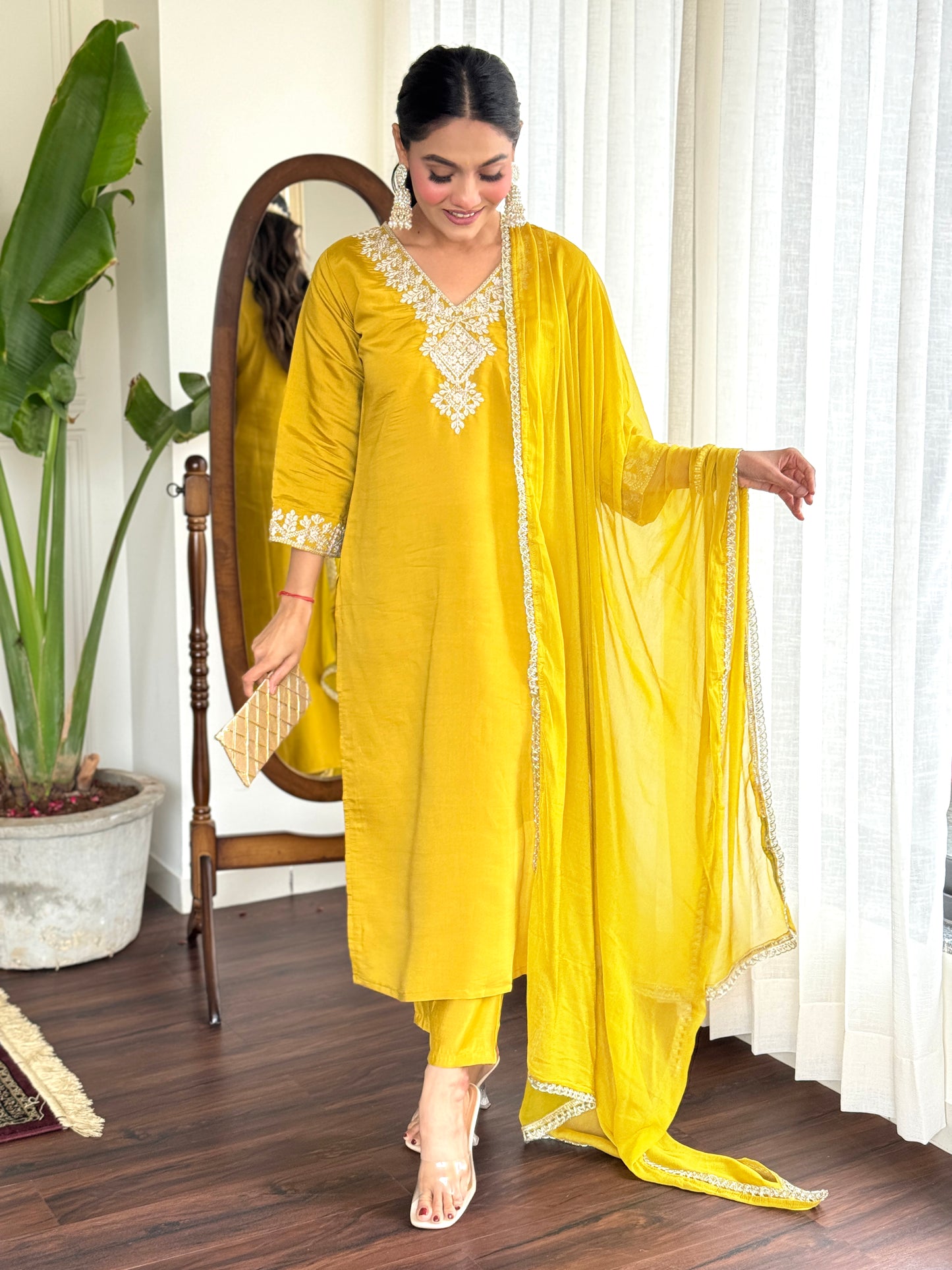 BUY  Yellow Kurta Suit Sets