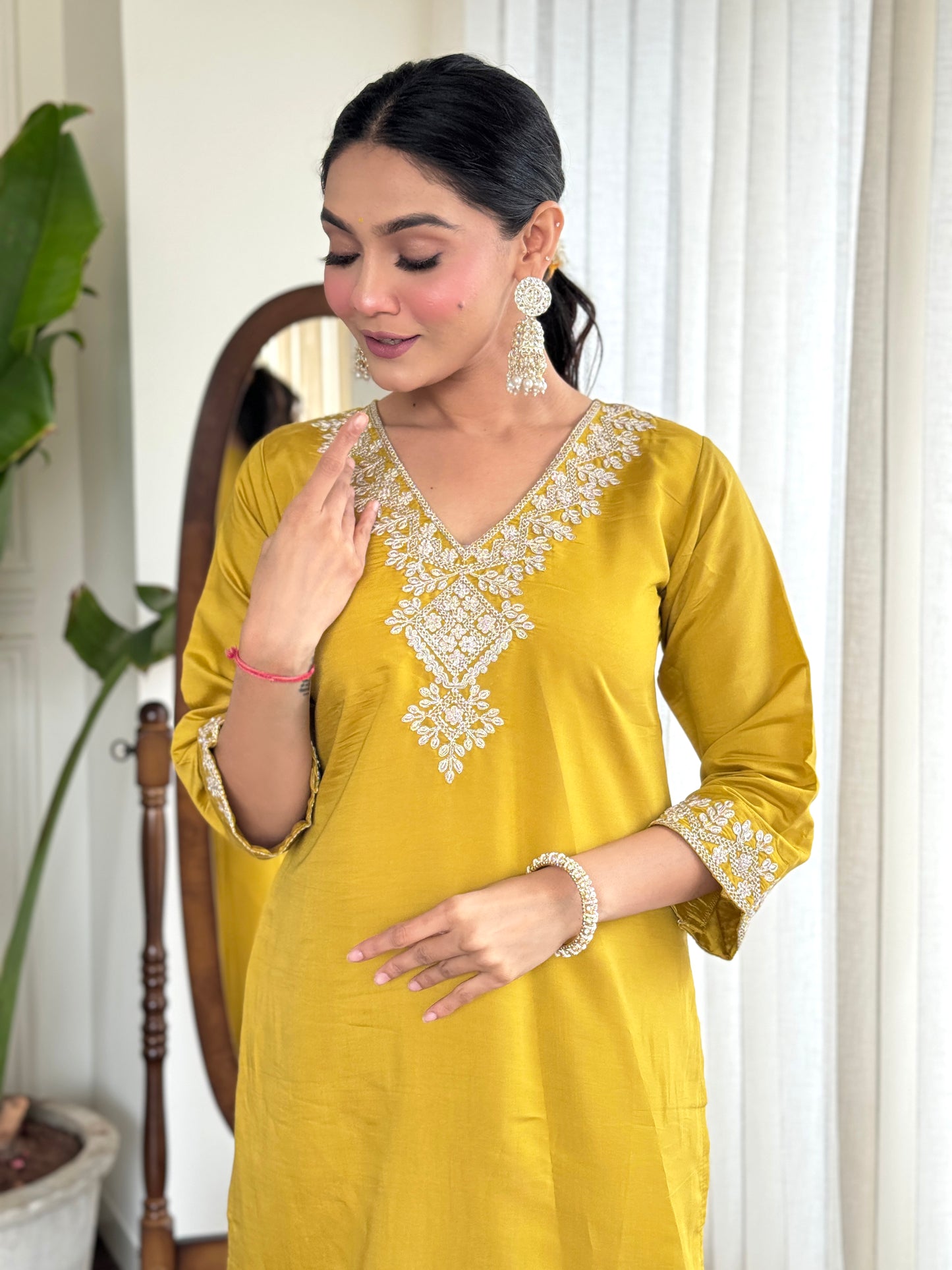 BUY  Yellow Kurta Suit Sets