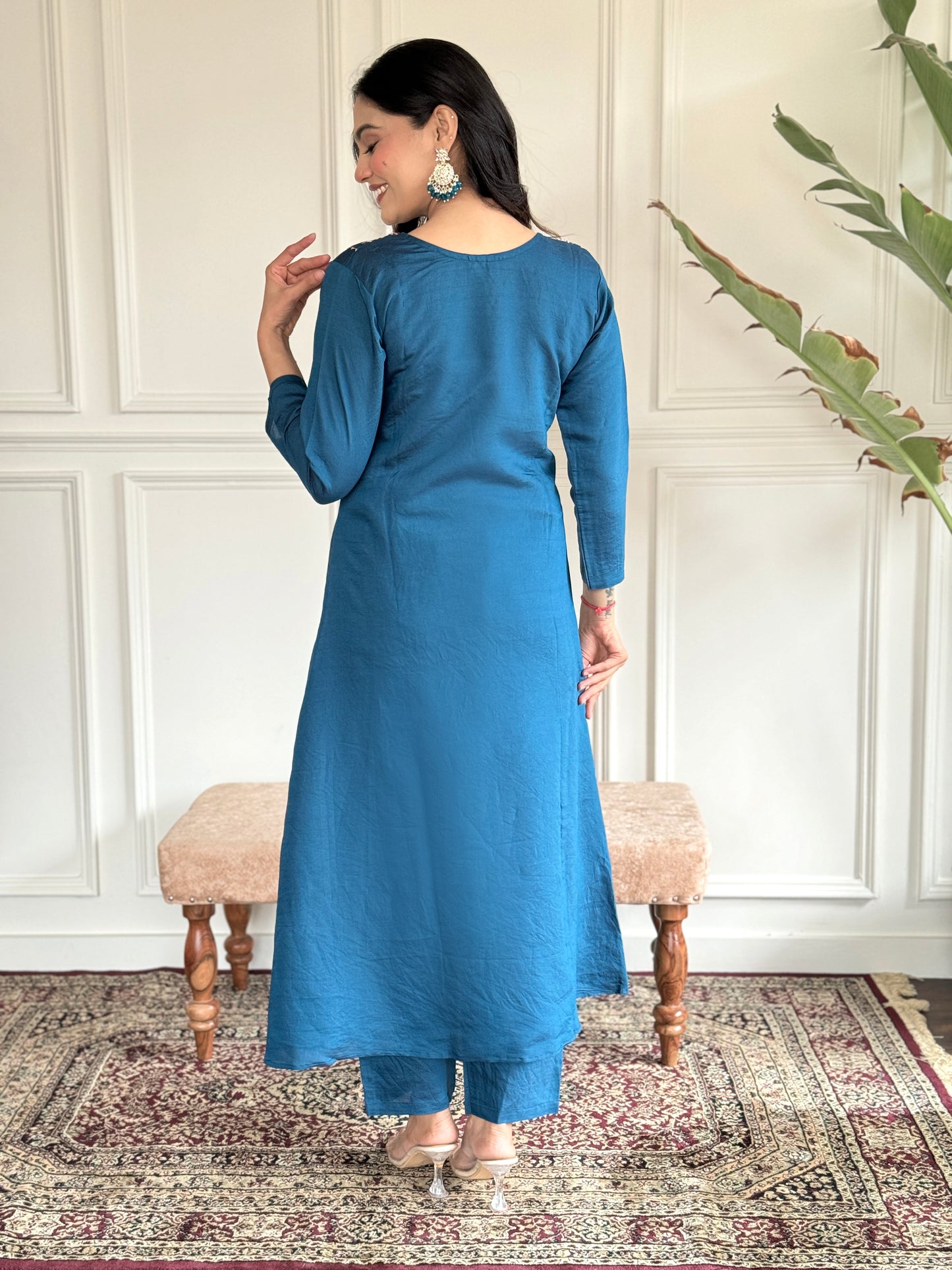 Buy Teal Kurta Suit Sets for Women