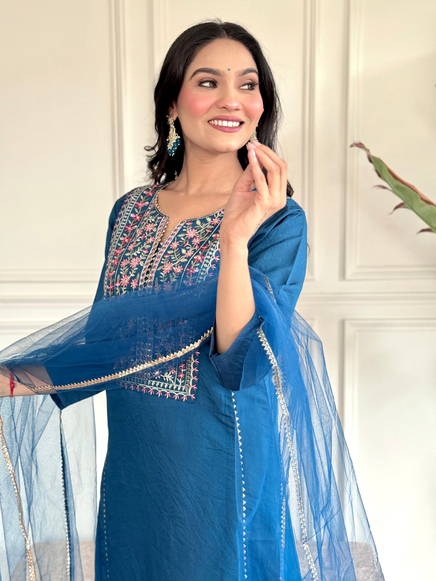 Buy Teal Kurta Suit Sets for Women