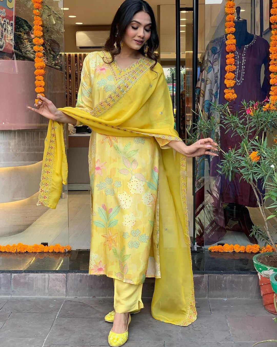 Buy Yellow Kurta Suit Sets for Women