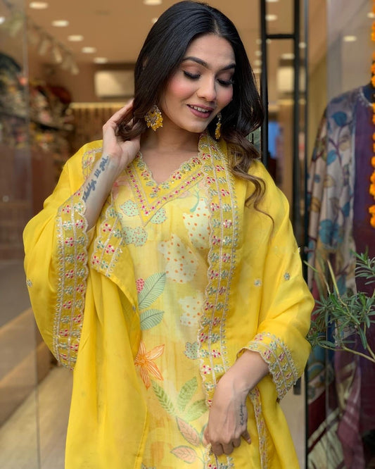 Buy Yellow Kurta Suit Sets for Women