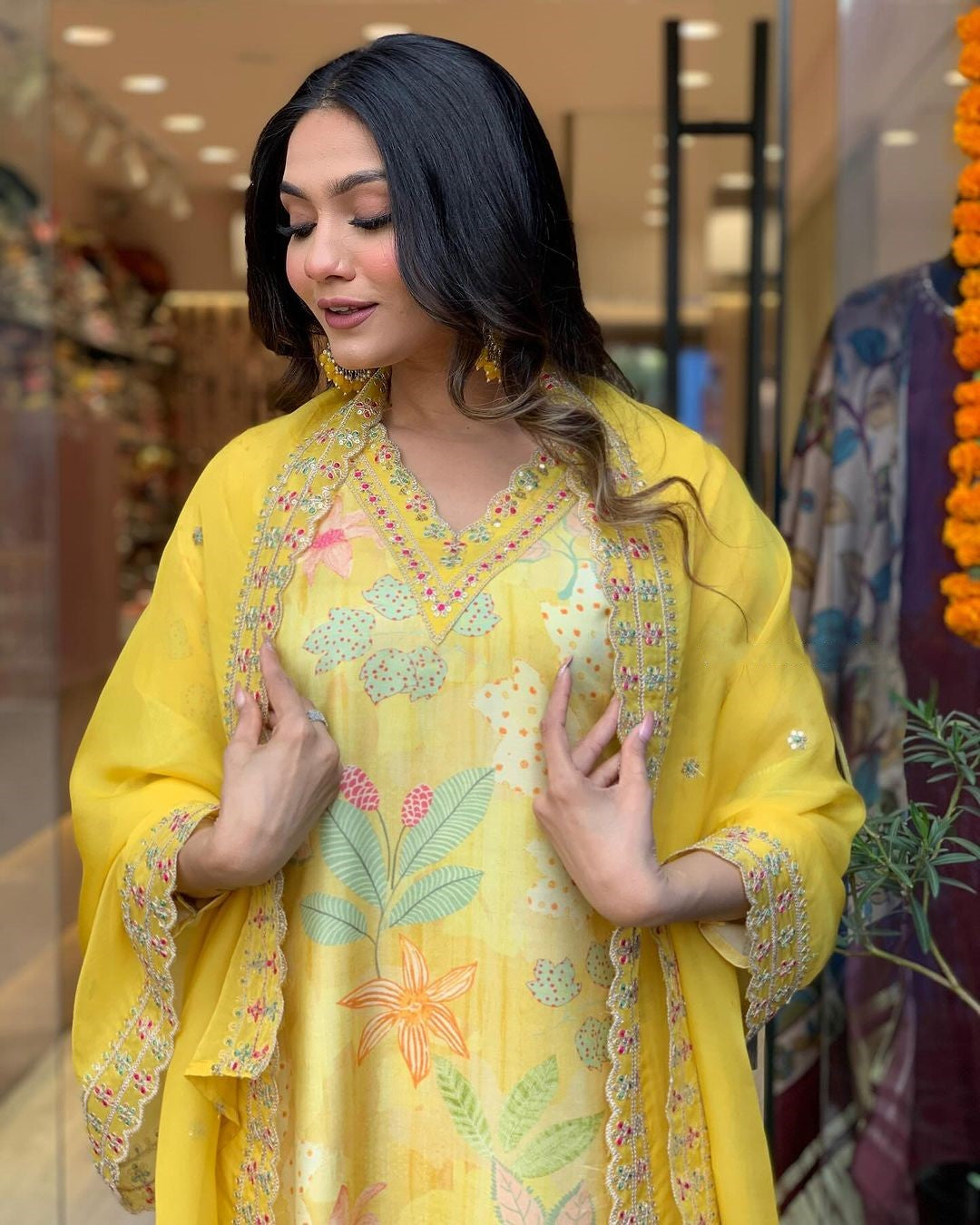 Buy Yellow Kurta Suit Sets for Women