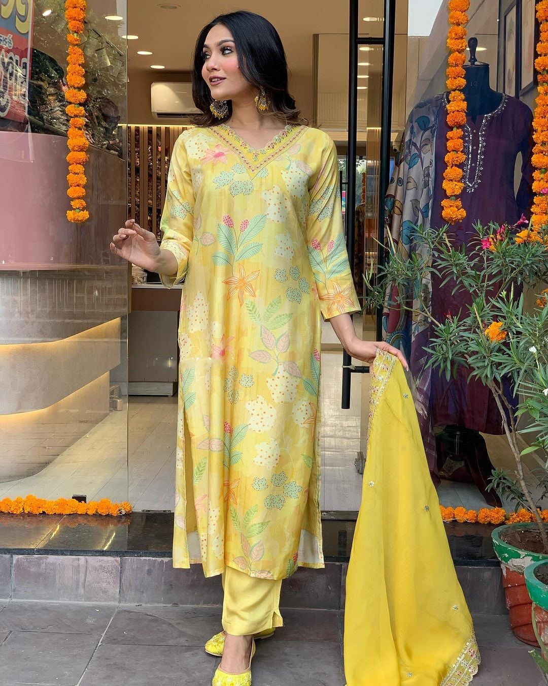 Buy Yellow Kurta Suit Sets for Women