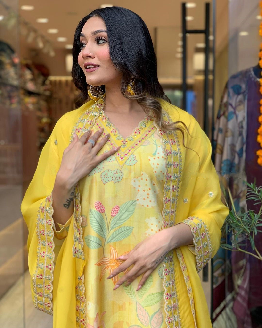 Buy Yellow Kurta Suit Sets for Women