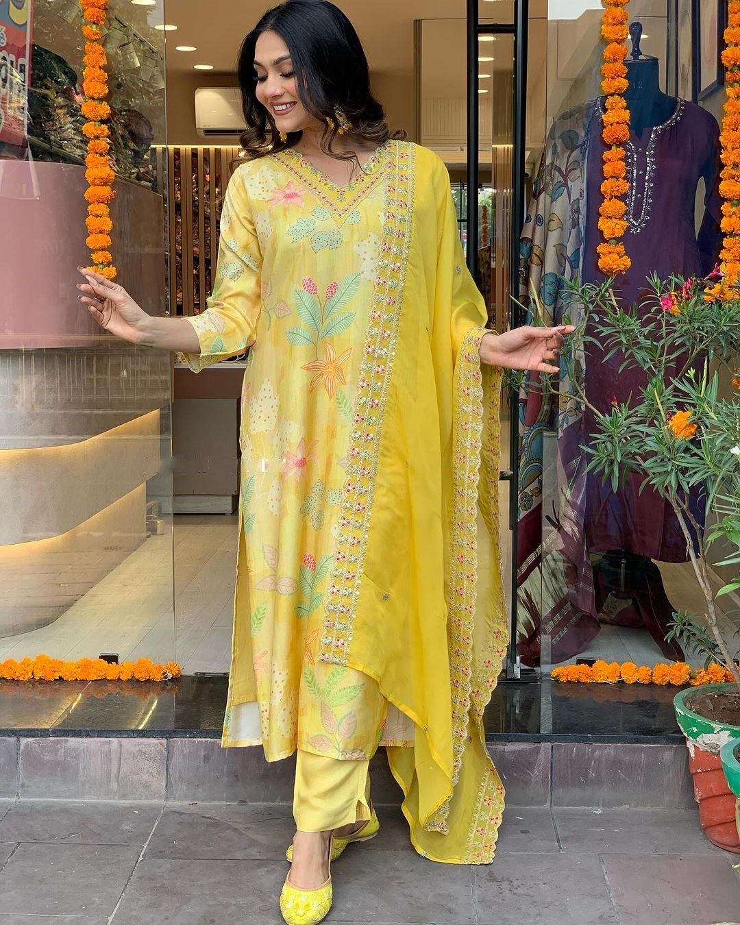 Buy Yellow Kurta Suit Sets for Women