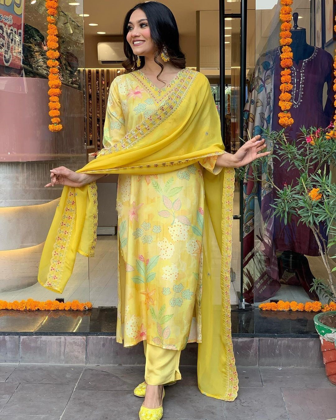 Buy Yellow Kurta Suit Sets for Women