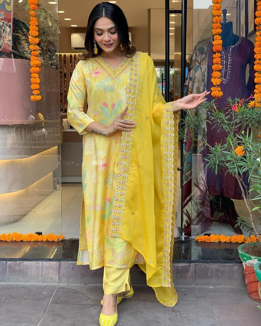 Buy Yellow Kurta Suit Sets for Women