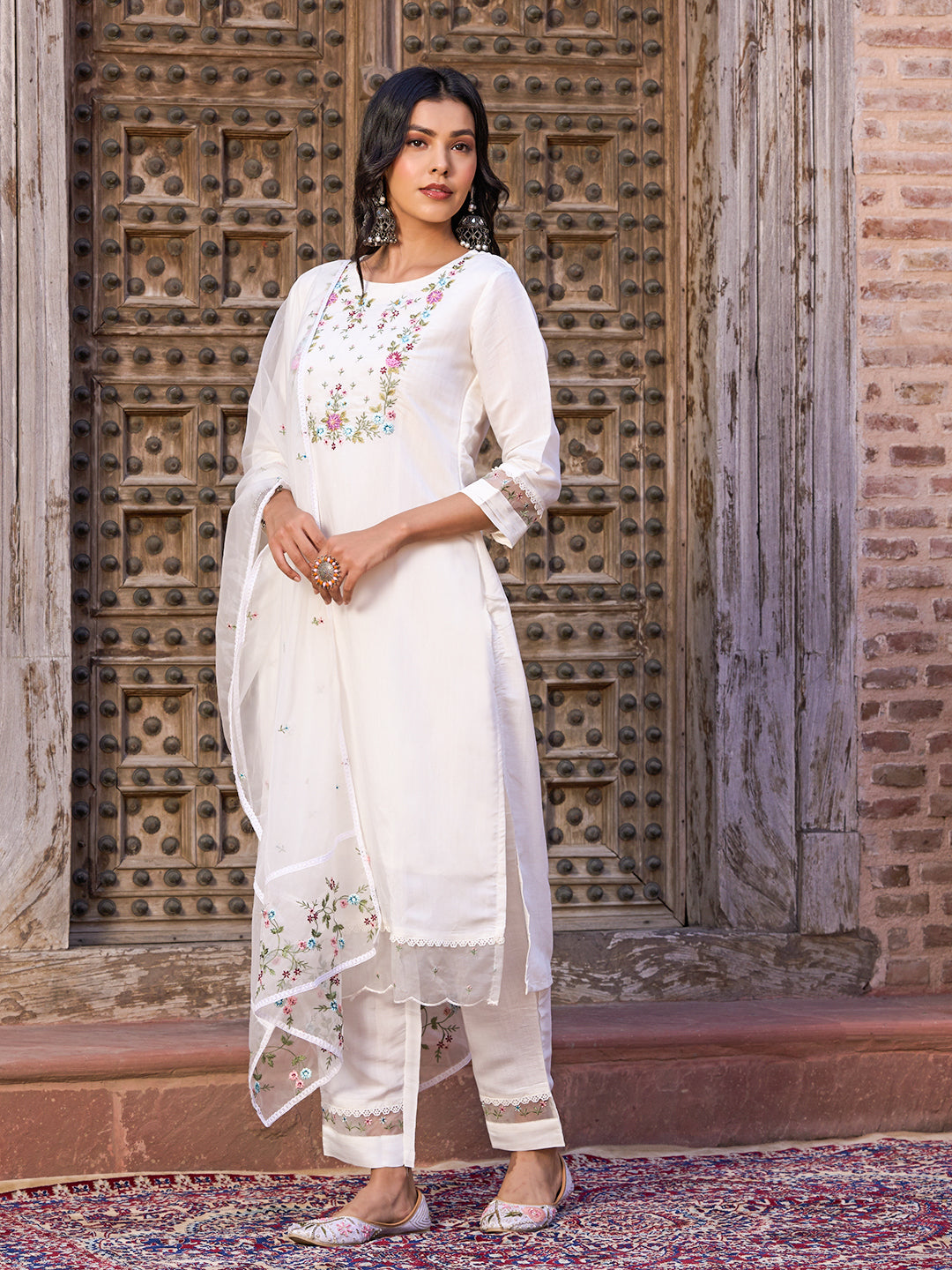 Buy White Kurta Suit Sets for Women