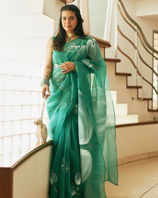 Pure Silk Weave Organza Saree