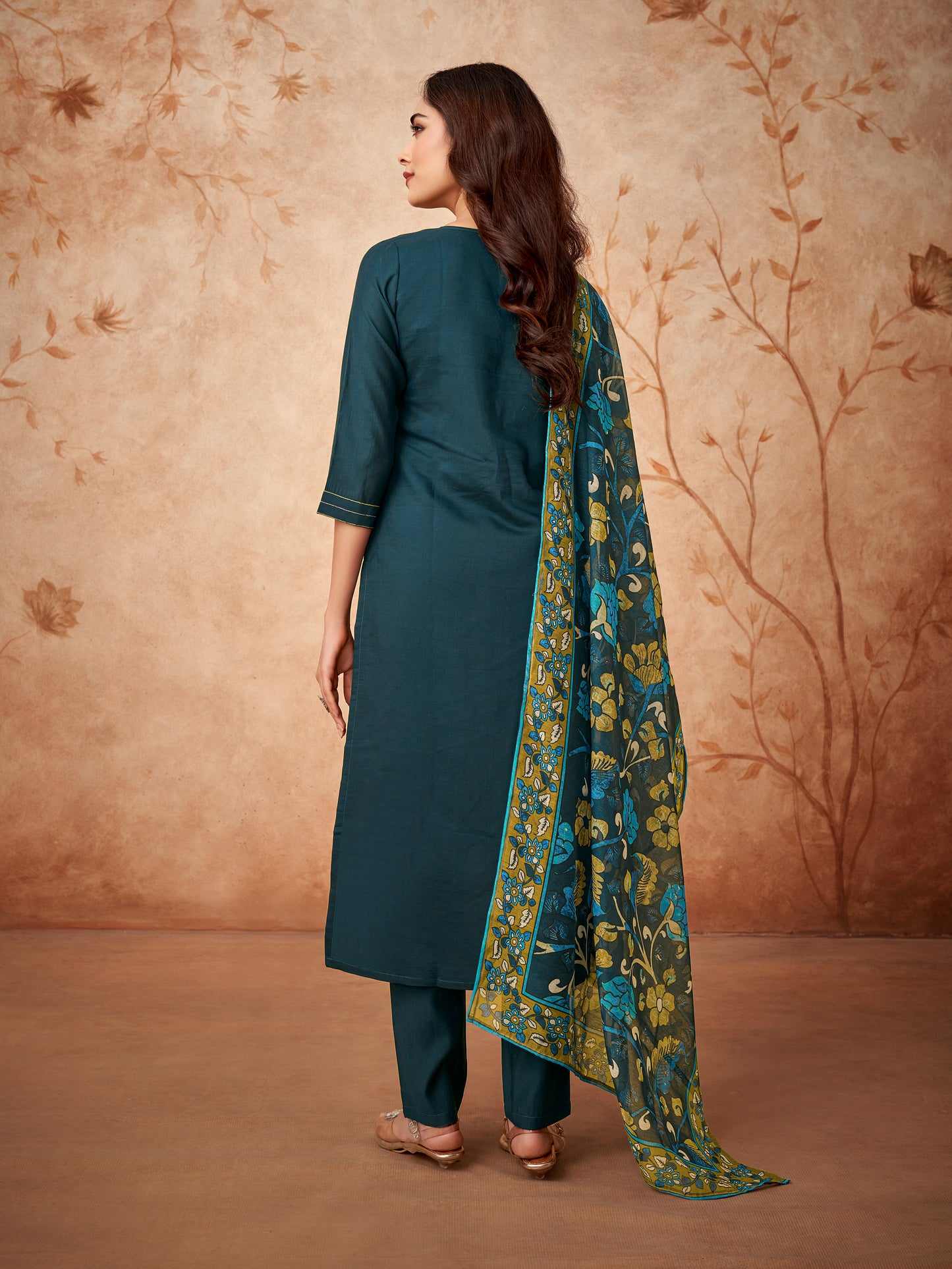 Women"s Embroidery Straight Kurta Pant With Dupatta