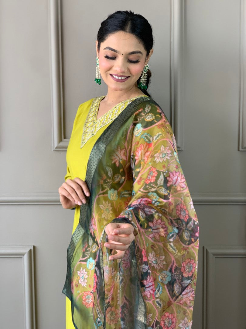 By Green Kurta Suit sets