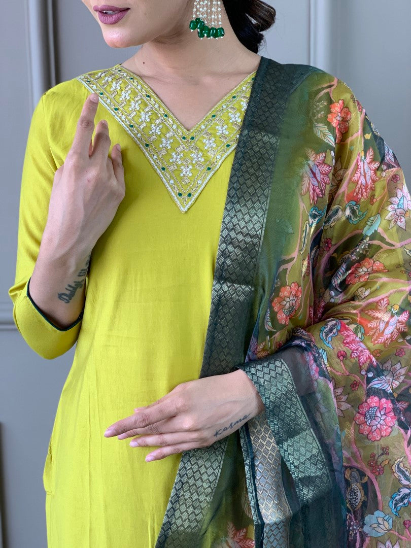 By Green Kurta Suit sets