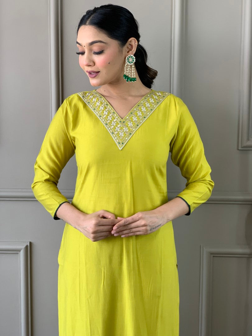 By Green Kurta Suit sets