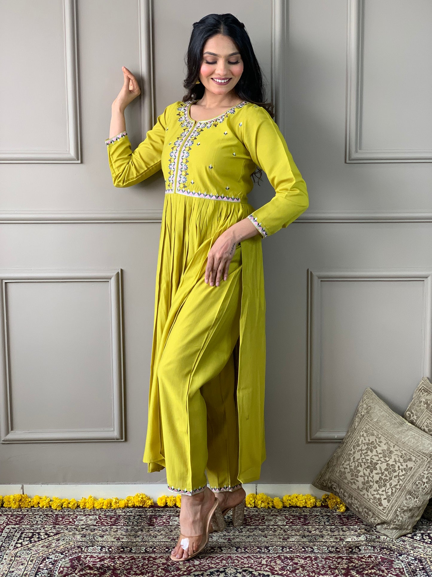 Yellow Kurta Suit Sets