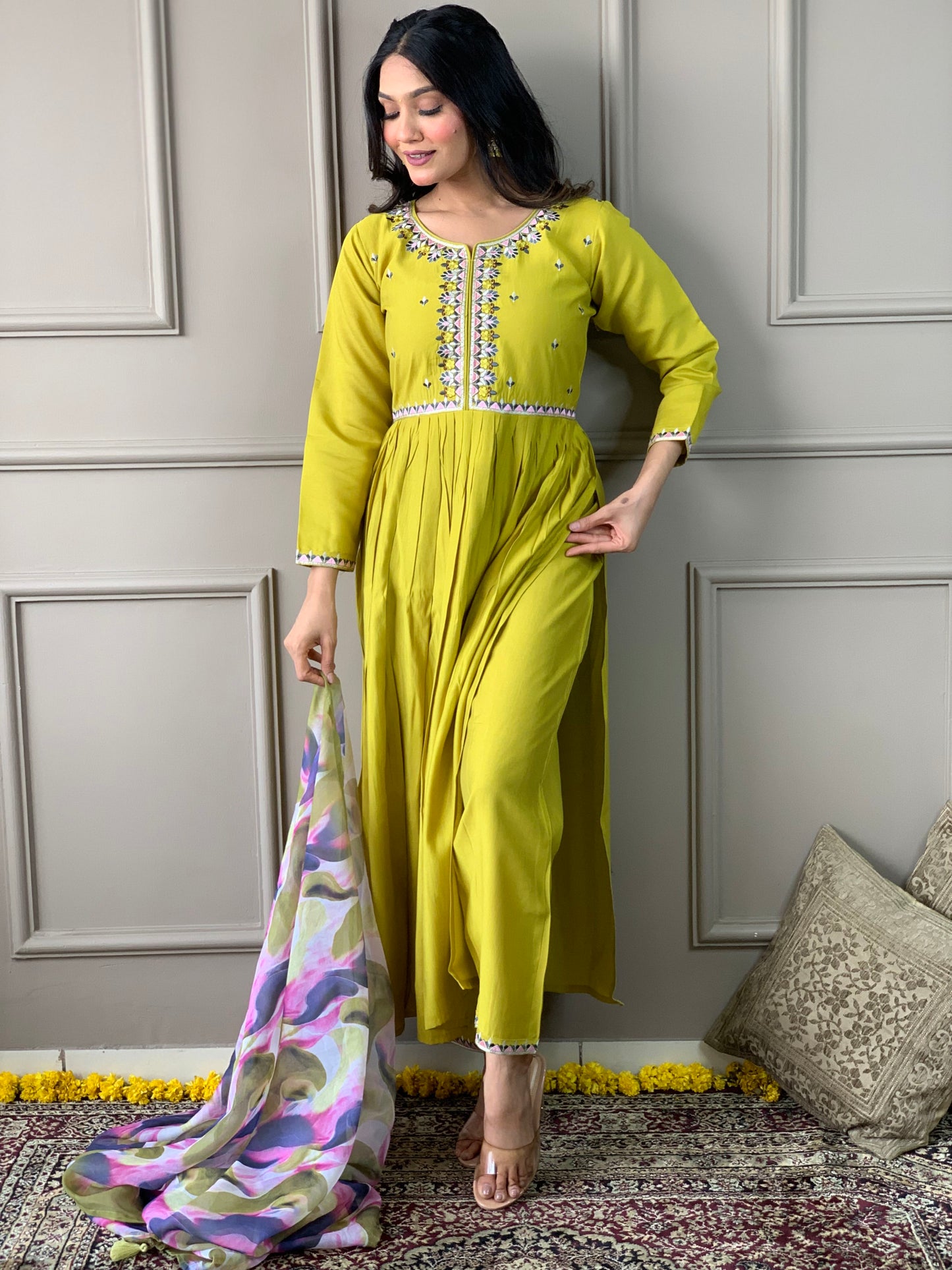 Yellow Kurta Suit Sets