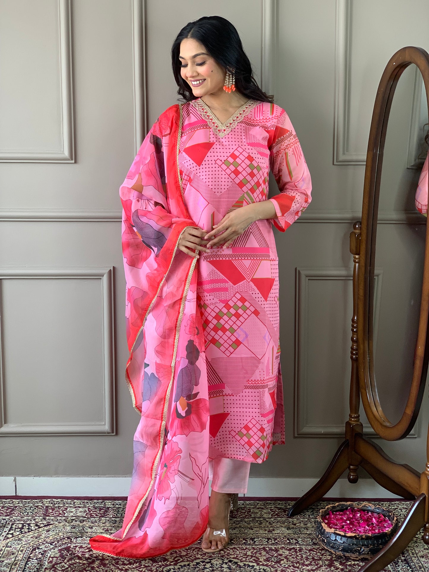 Buy  pink Kurta sets for Women