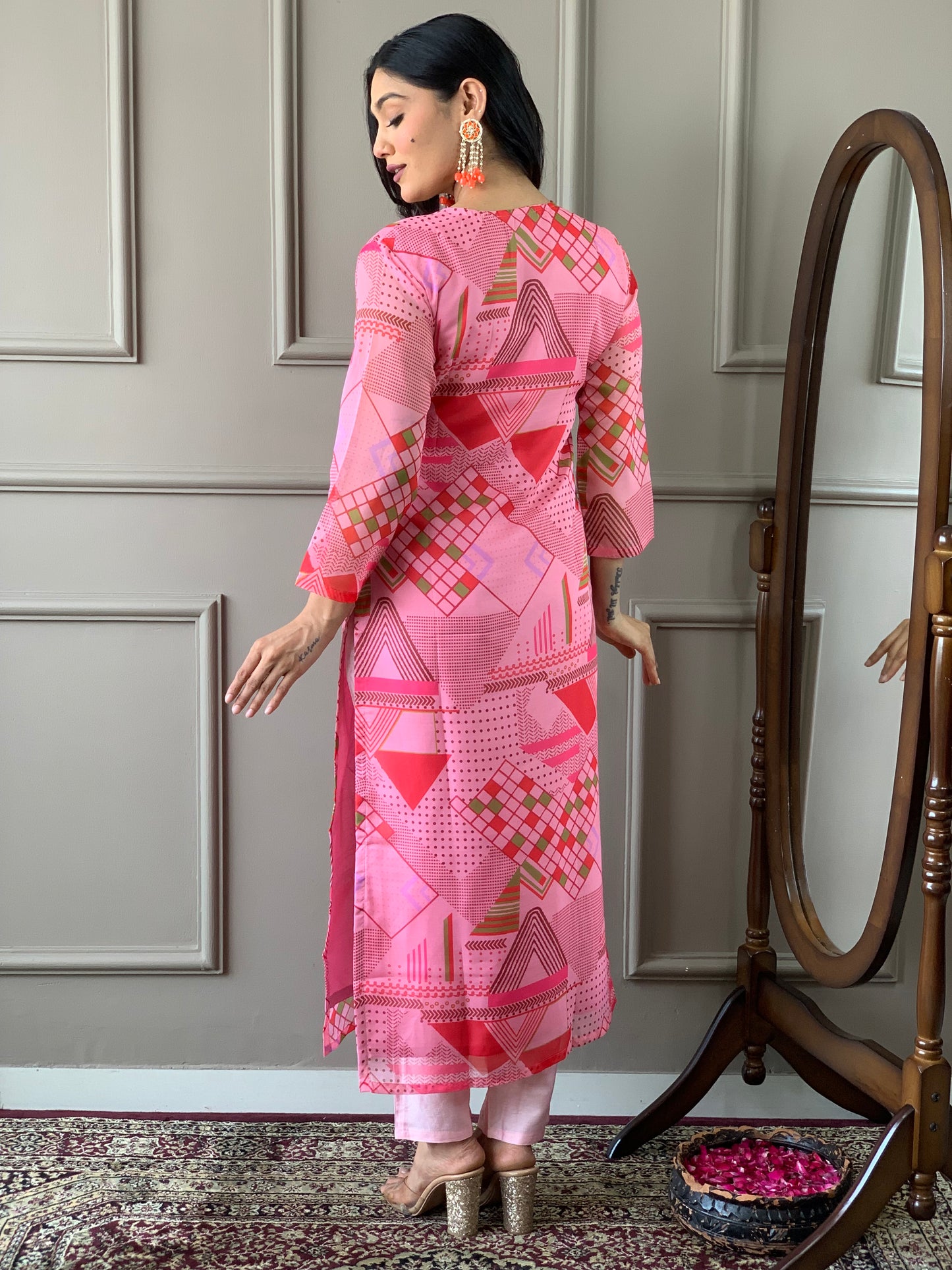 Buy  pink Kurta sets for Women