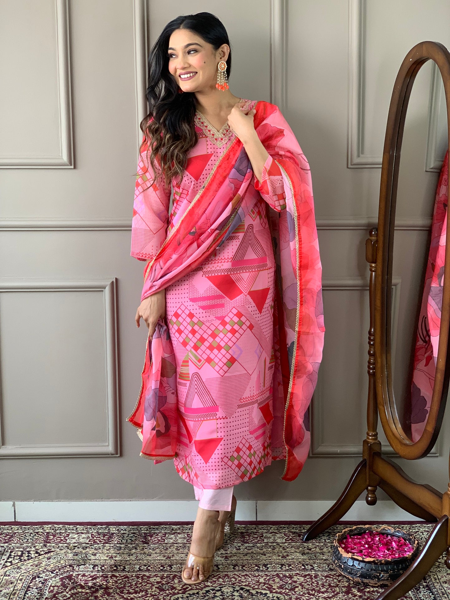 Buy  pink Kurta sets for Women