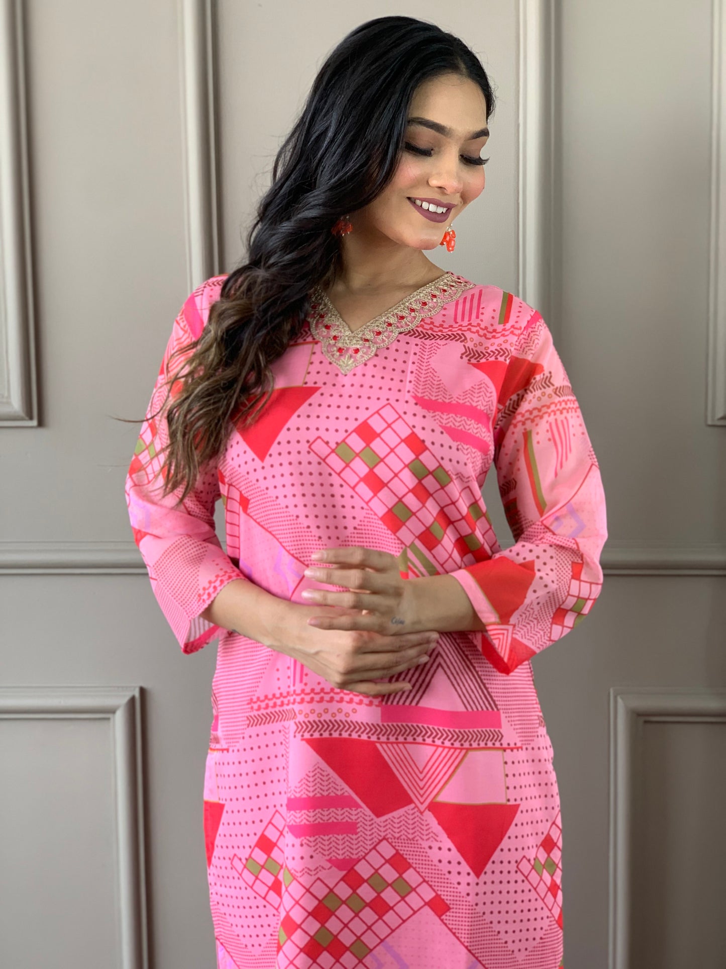 Buy  pink Kurta sets for Women