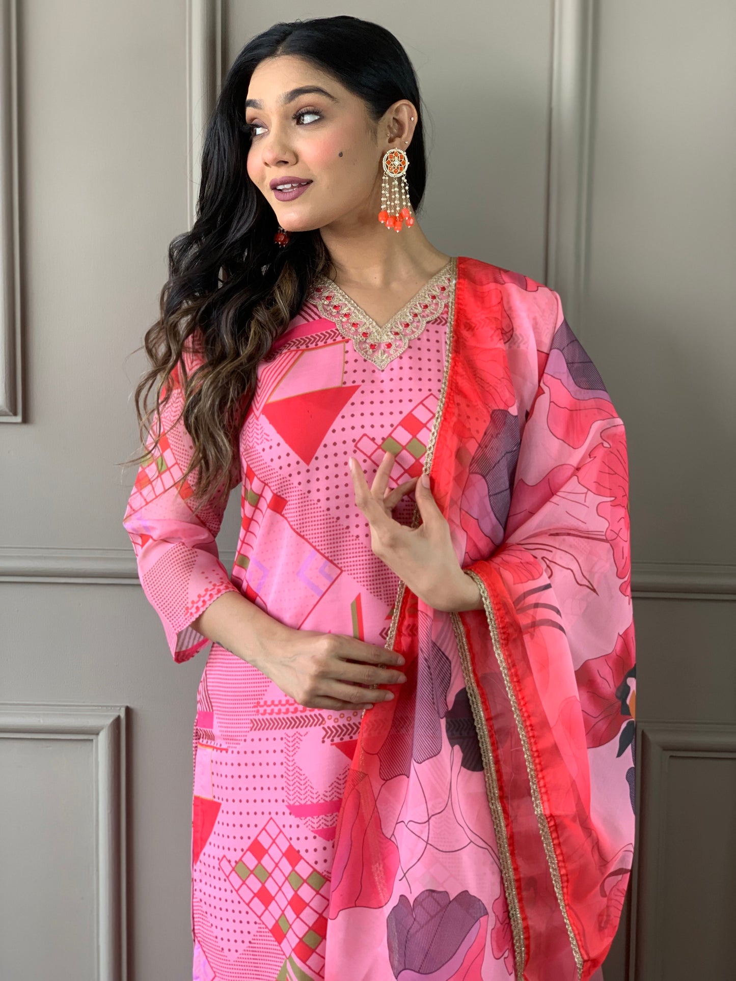 Buy  pink Kurta sets for Women