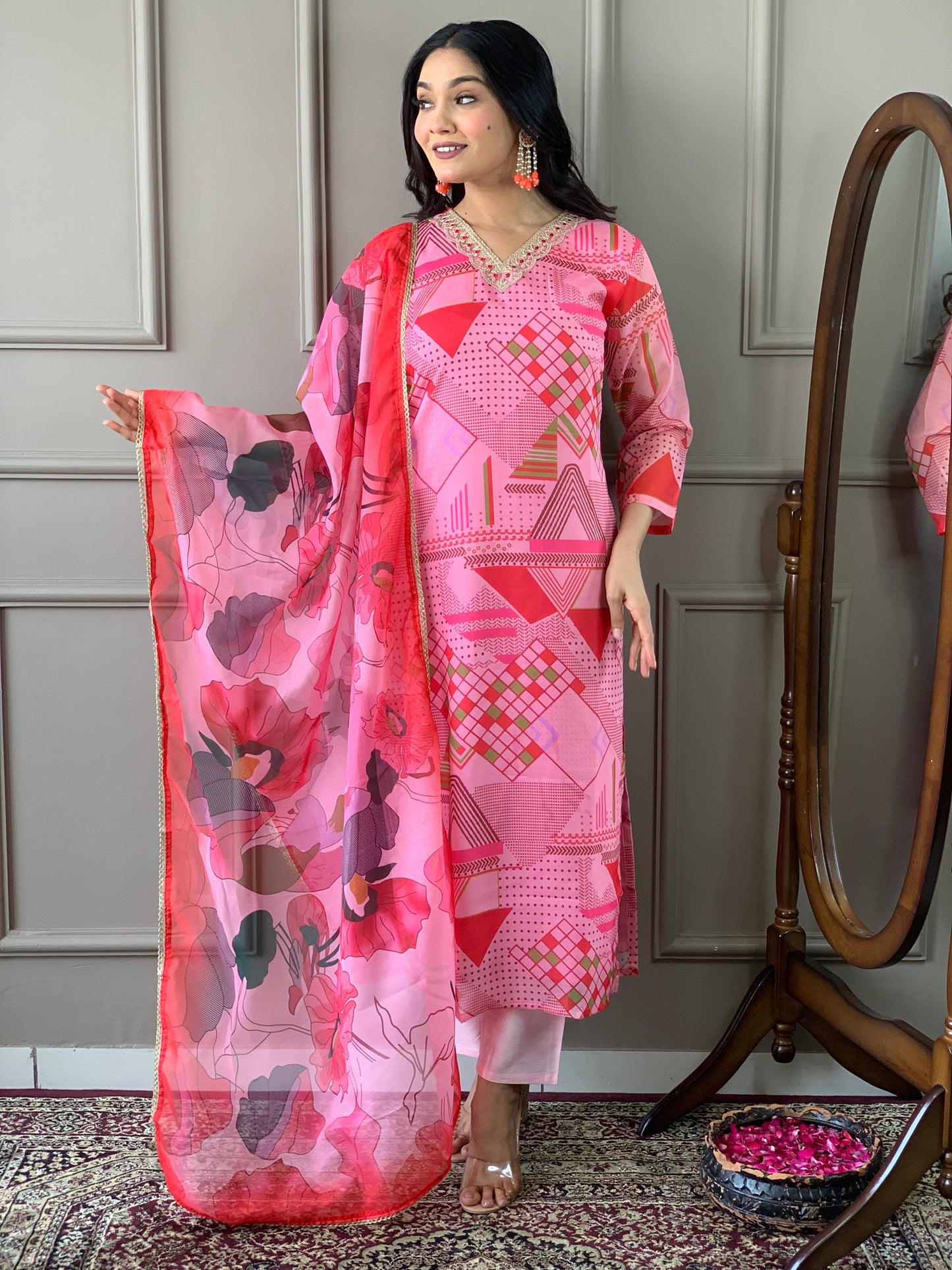 Buy  pink Kurta sets for Women