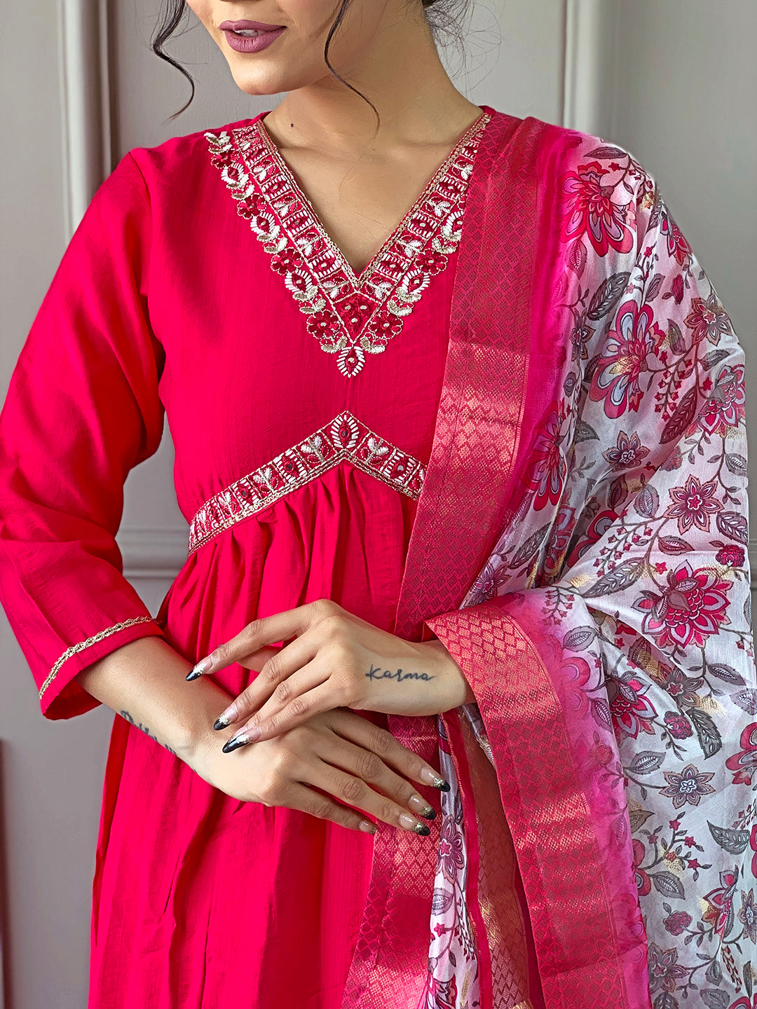 Buy Pink Kurta Suit Sets for Women