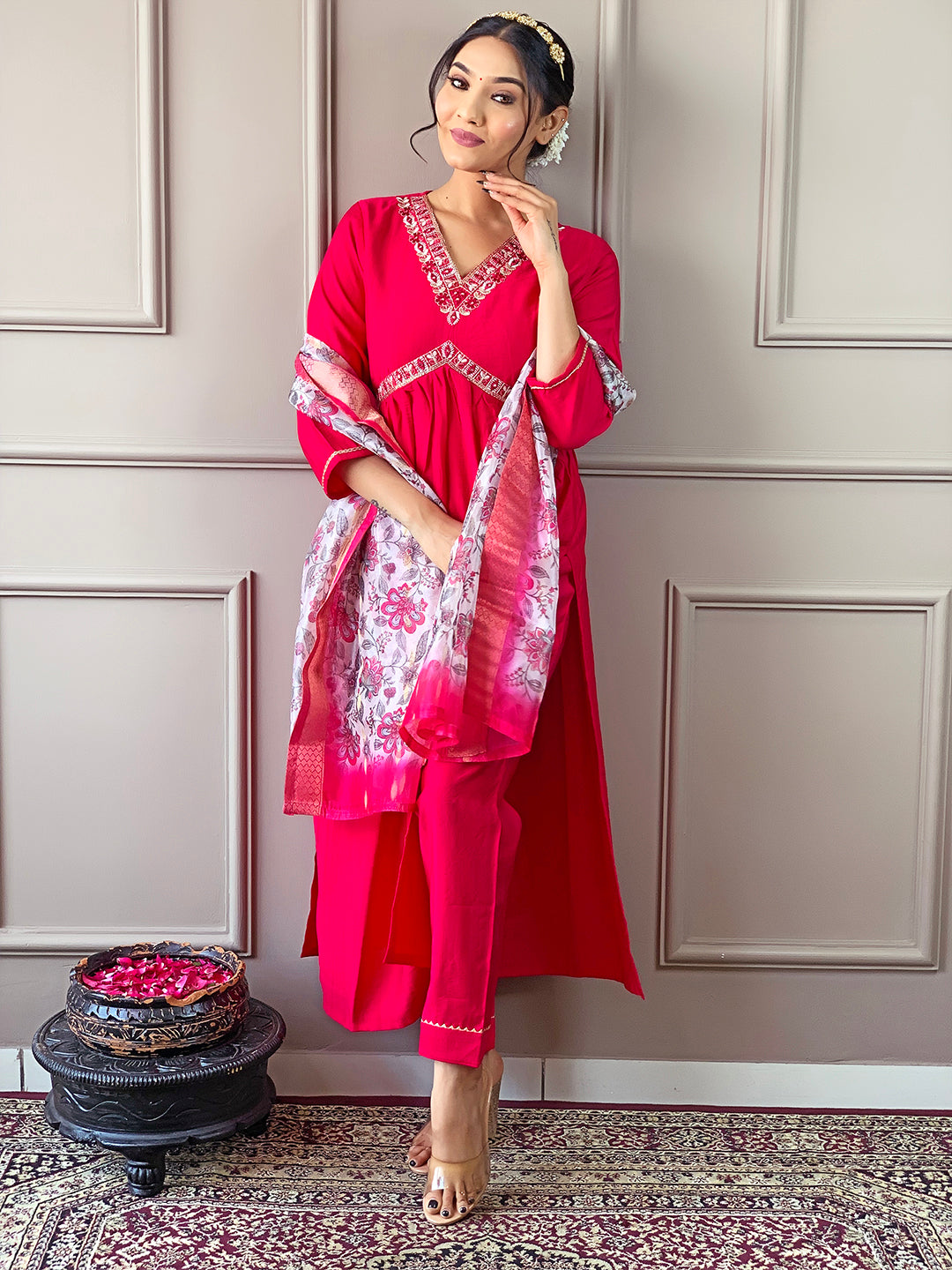 Buy Pink Kurta Suit Sets for Women