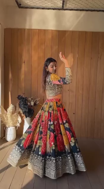 New  Đěsigner Lehenga -Choli In New Fancy Style